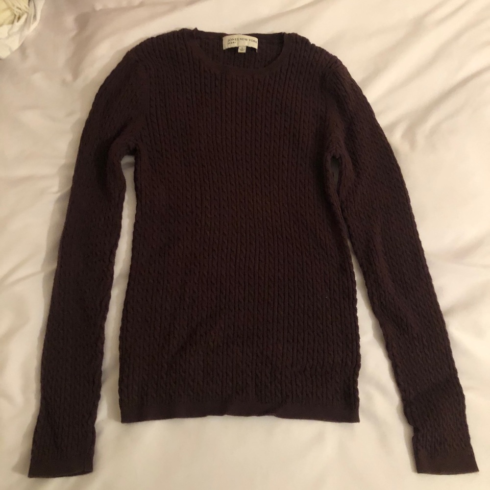 Jones New York Cable Knit Sweater